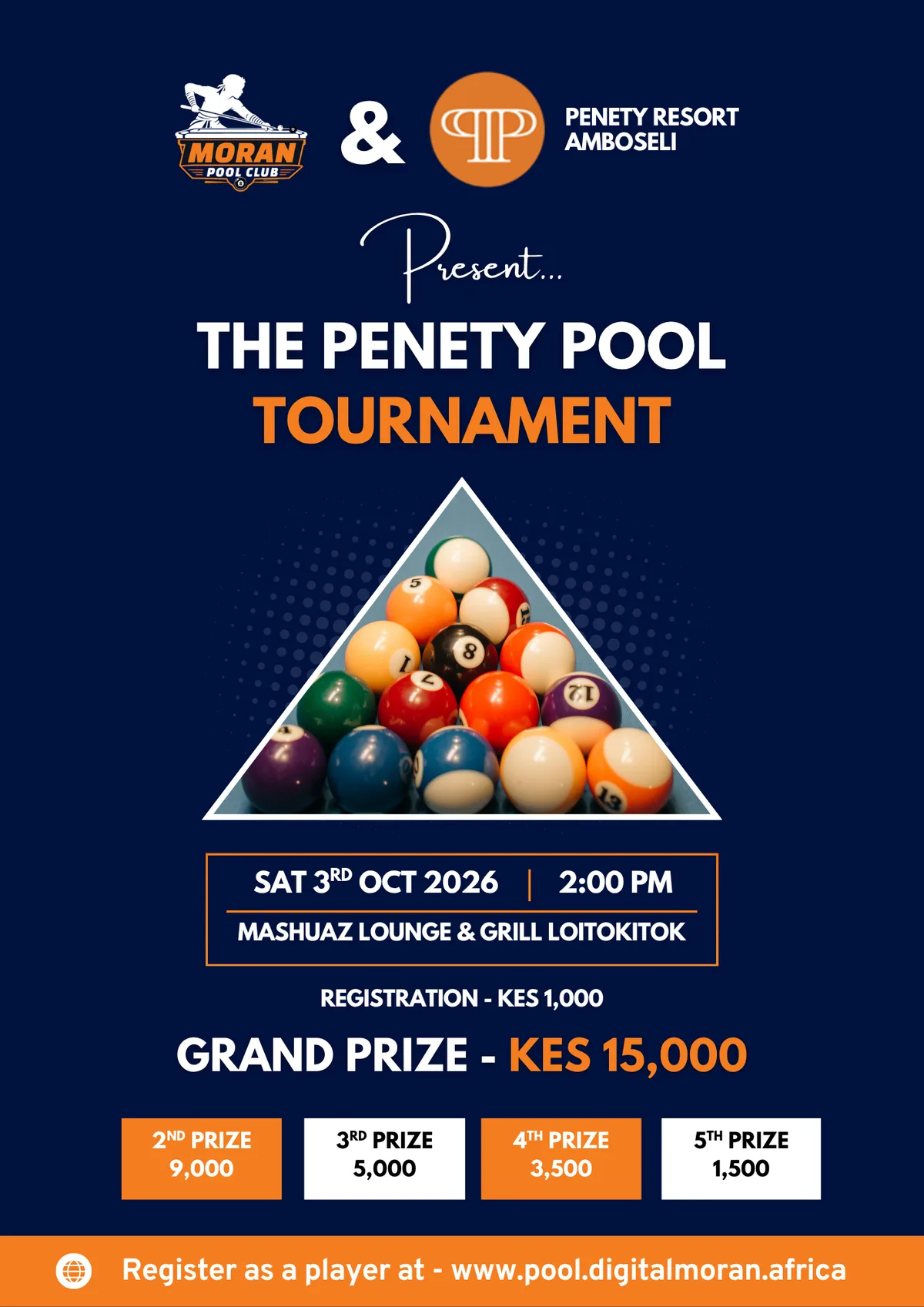 Penety Pool Tournament poster